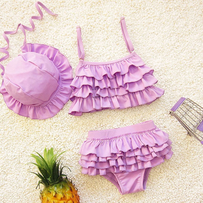 Haha Gir Bikini Eti-ayer Kid iear Ba Mảnh Hình Gir iuit Dễ Thương Cho Bé