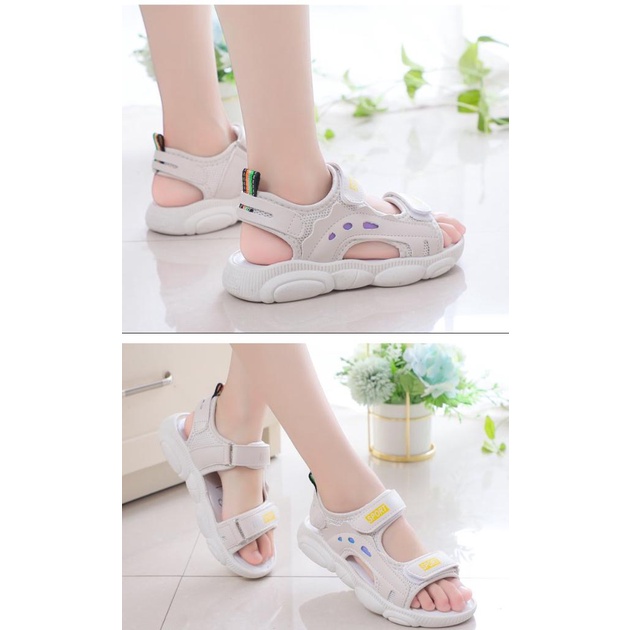 Sandal cho bé gái đi học đi chơi đế mềm công chúa cô gái phong cách cá tính sành điệu cho bé [SDG23]