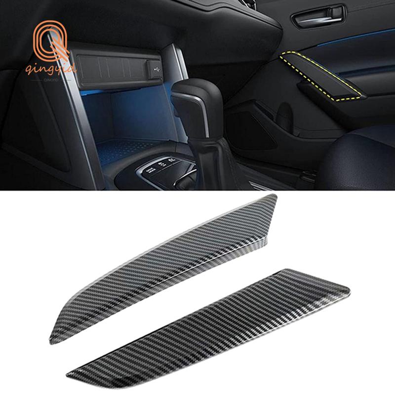 Viền Bọc Tay Nắm Cửa Trong Xe Hơi Bằng Sợi Carbon Cho Toyota Corolla CROSS 2019-2021