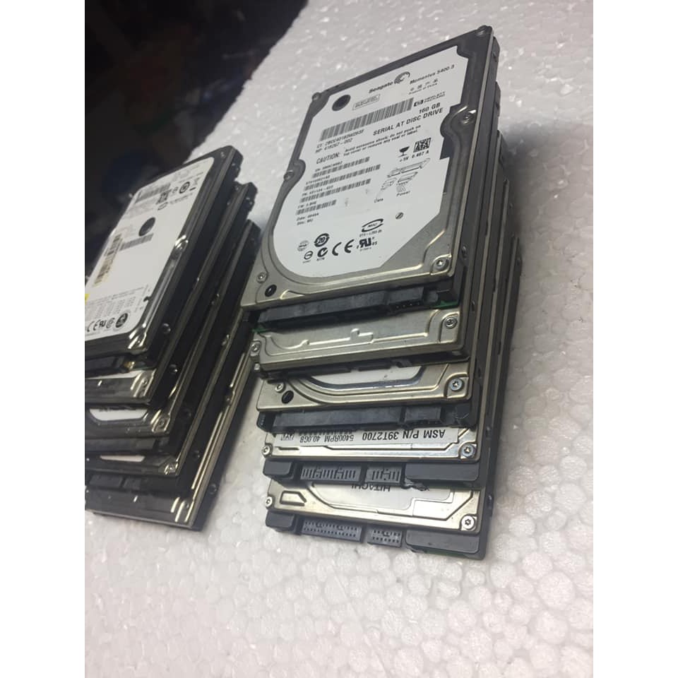 Ổ Cứng HDD Laptop chuẩn SATA 160Gb Sức khỏe GOOD