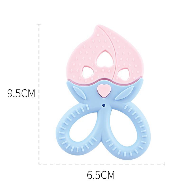 [Mã LIFE0503TOYS giảm 10% đơn 0Đ] Đồ chơi cho bé ngậm trong quá trình mọc răng làm bằng silicone thiết kế hình xinh xắn