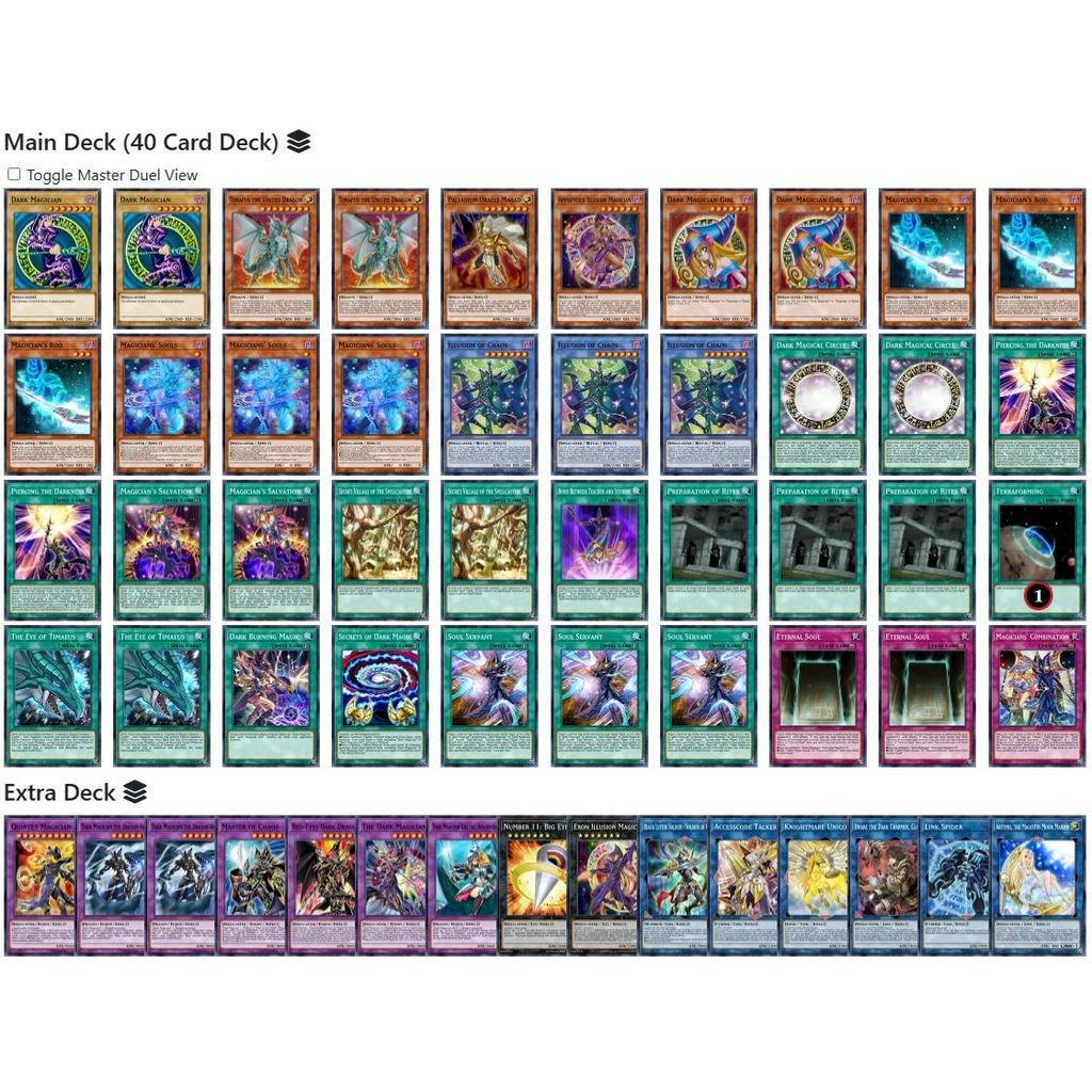 Bài YuGiOh - Bộ 54 lá bài Dark Magician - Dark Magician Deck - Card Game VN Giá Rẻ