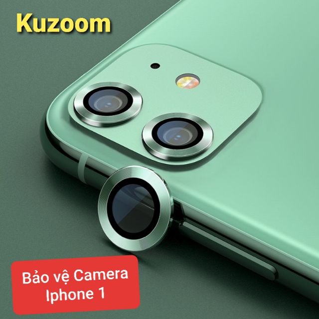 Bộ dán bảo vệ Camera Iphone 11 ống kính rời hiệu Kuzoom