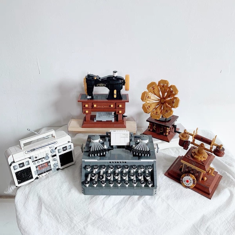 Bộ xếp hình điện thoại RETRO PHONE MÁY PHÁT ĐĨA NONLEGO NANOBLOCKS