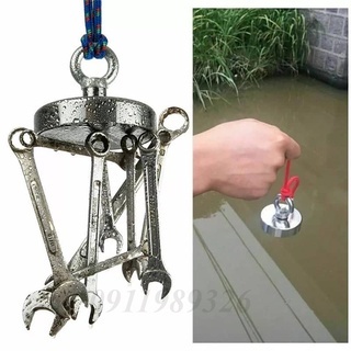 Nam châm lực hút siêu mạnh, có móc treo dùng cứu hộ và nhiều ứng dụng.