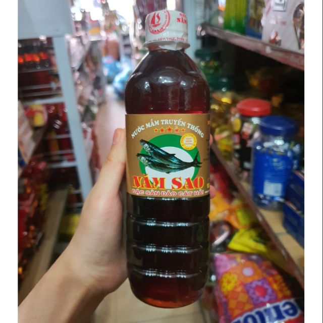 Nước mắm nấu Năm Sao Cát Hải 480ml