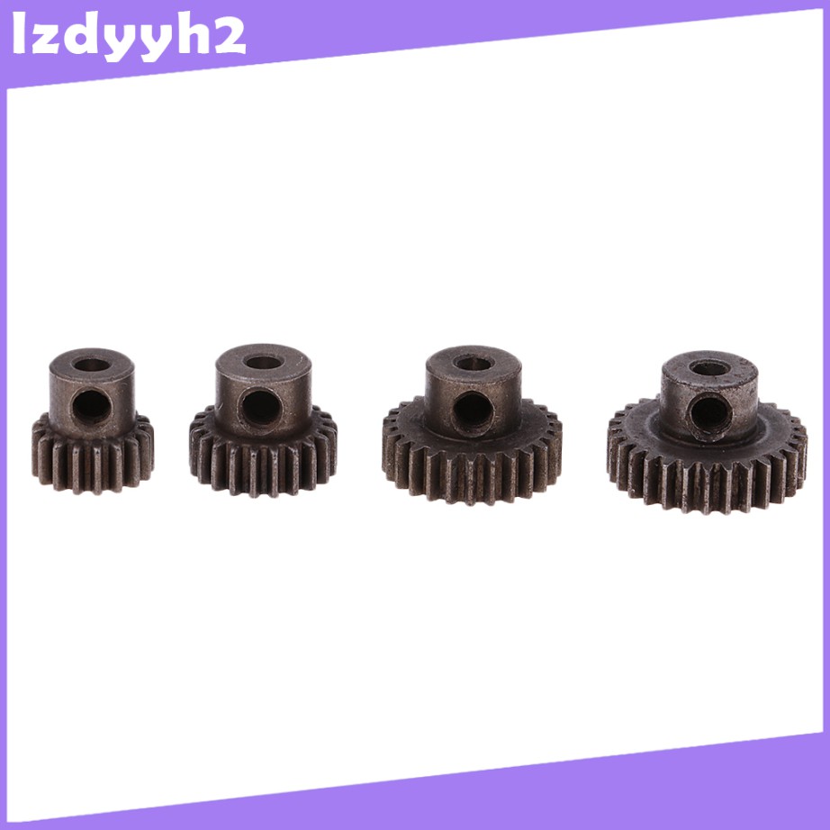 Bánh Răng Chính Bằng Thép + Động Cơ Pinions Cho Xe Điều Khiển HSP 94111 94123 Tỉ Lệ 1 / 10