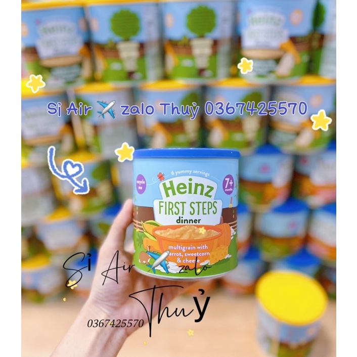 (Date 7/2023) BỘT ĂN DẶM Heinz Anh cho bé hộp 240g