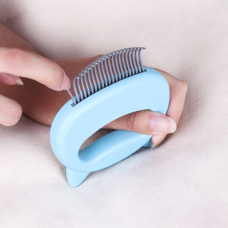 Lược Chải Lông Massage Cho Thú Cưng Bằng Thép Không Gỉ