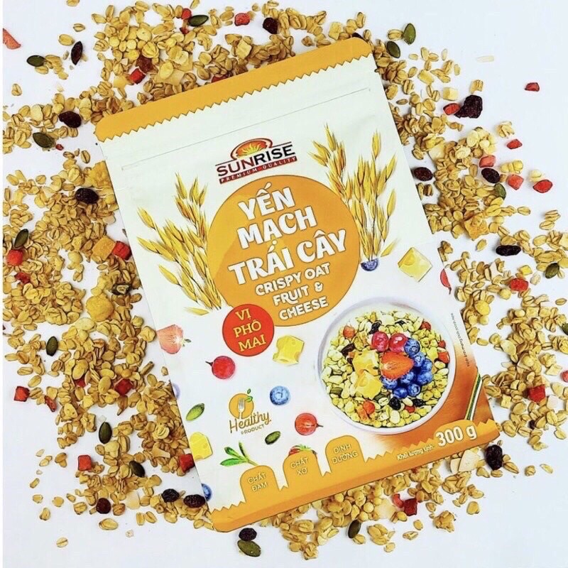 HCM Ngũ Cốc Yến Mạch Sunrise Trái Cây & Hạt | Phô Mai 100G-300G