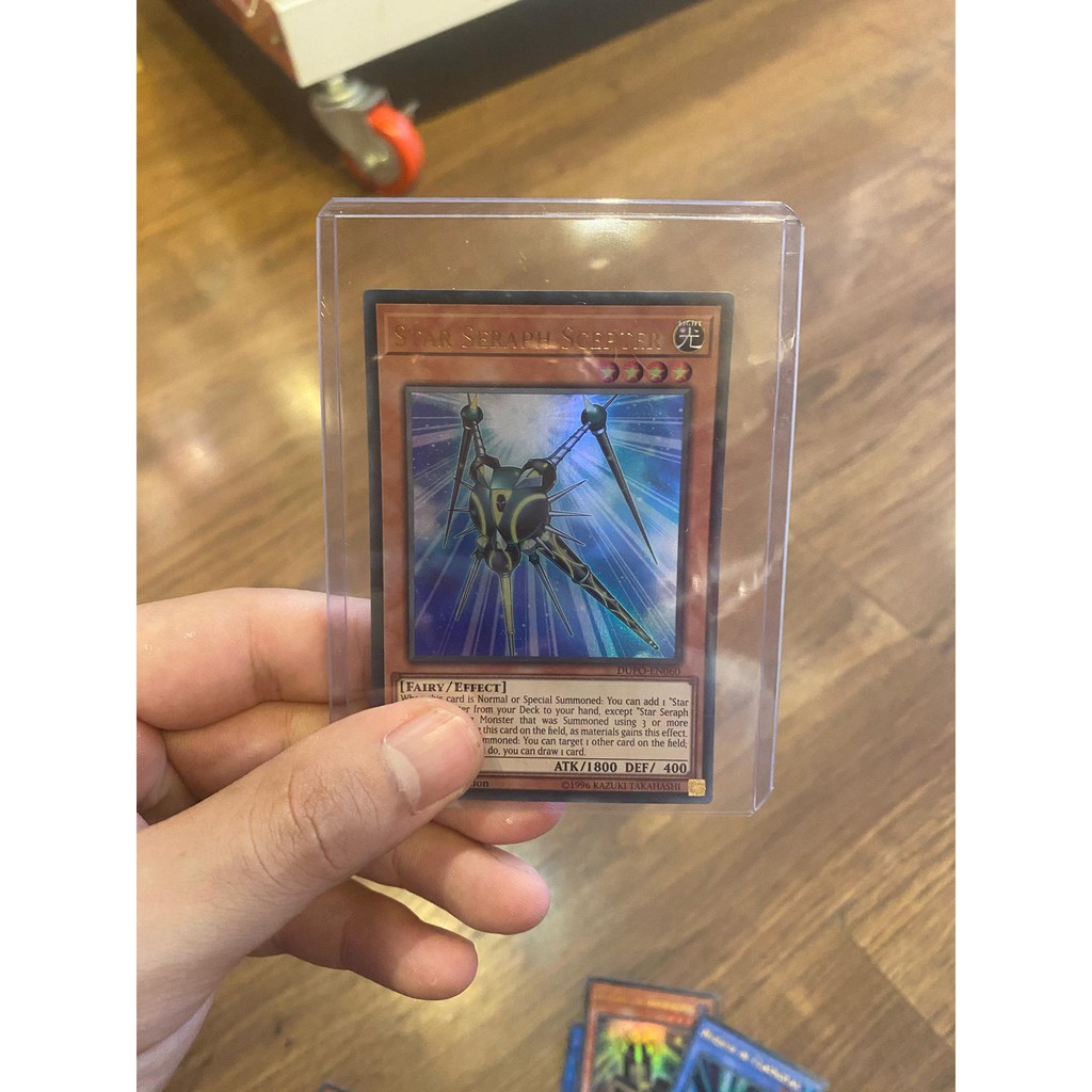 Lá bài thẻ bài Yugioh Star Seraph Scepter – Ultra Rare - Tặng bọc bài nhựa bảo quản