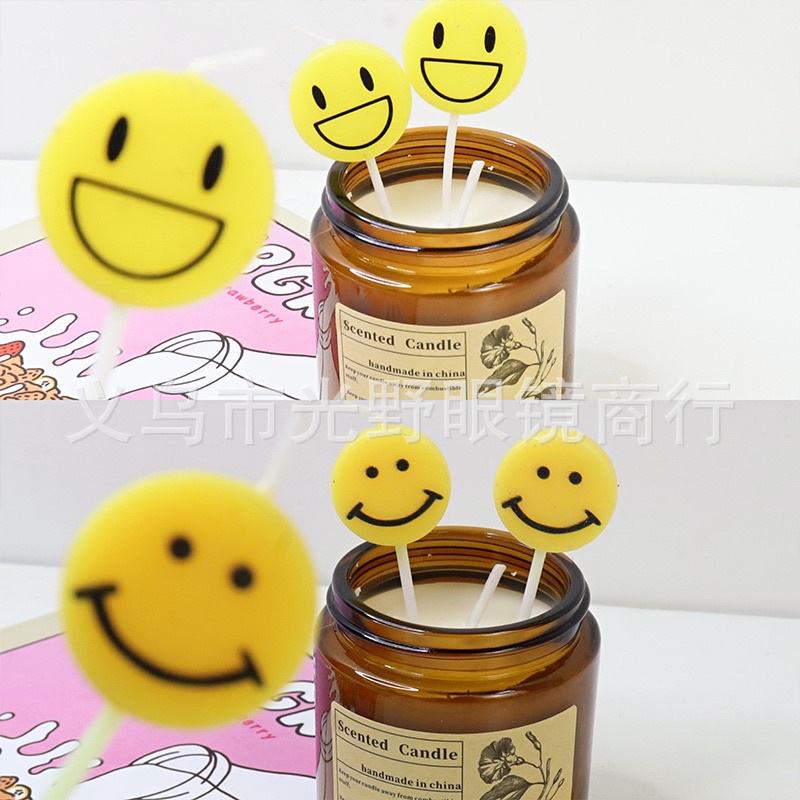 Nến Mặt Cười Cute 1c Trang Trí Bánh Kem - Yori Party