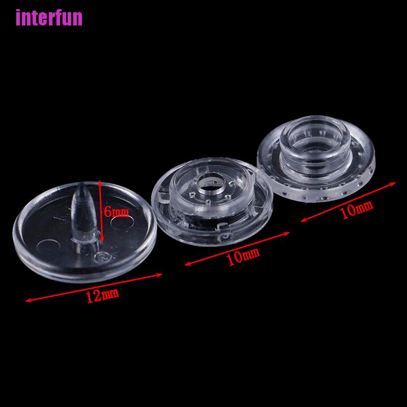 Bộ 50 Miếng Nhựa Trong Suốt KAM T5 12mm Tiện Lợi