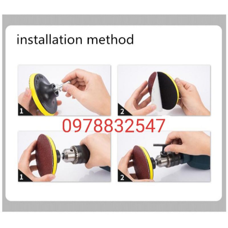 Đĩa trà nhám dính đĩa trà giấy giáp phi 100mm