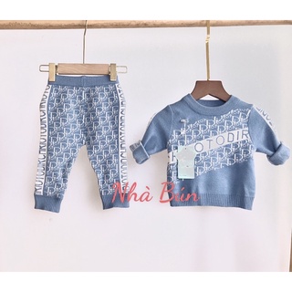 Bộ len bé trai bé gái cao cấp 6-24m