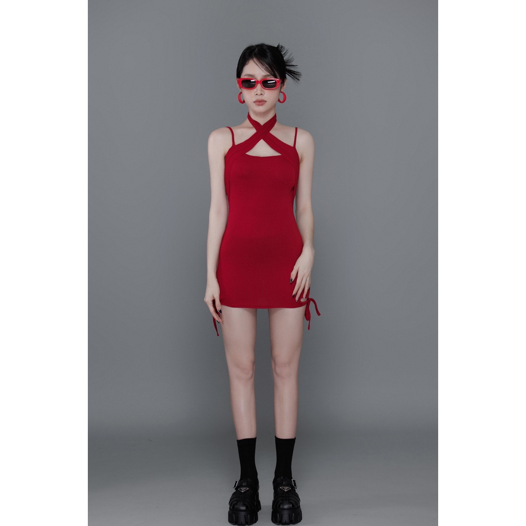 Đầm Váy Body Cổ Chéo Sang Chảnh Đầm Dự Tiệc Chất Thun, Mã Body SS12 - Thiết Kế Độc Quyền Bởi Seeshe