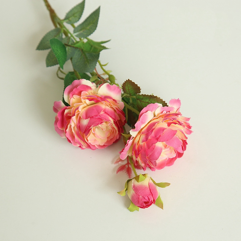 Simulation Western Peony Bouquet Living Room Home Furnishing Fake Flowers Wedding Floral Decoration