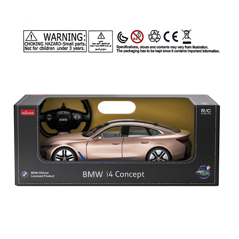 RASTAR Mô Hình Xe Hơi Điều Khiển Từ Xa Tỉ Lệ 1:14 BMW i4