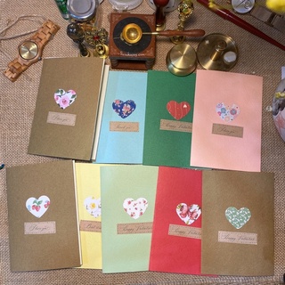 Thiệp chúc mừng valentine độc lạ, thiệp 8/3, sinh nhật, thiệp chúc mừng phong cách vintage giấy mỹ thuật nhập khẩu