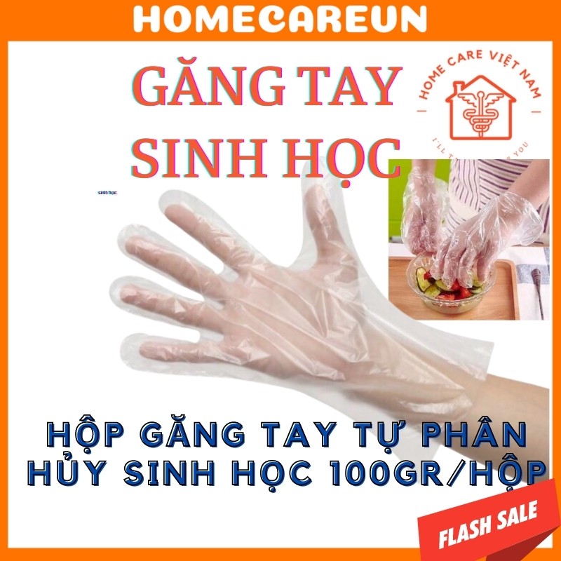 ( Bao bì mới ) Hộp Găng Tay Tự Phân Hủy Sinh Học TERASU