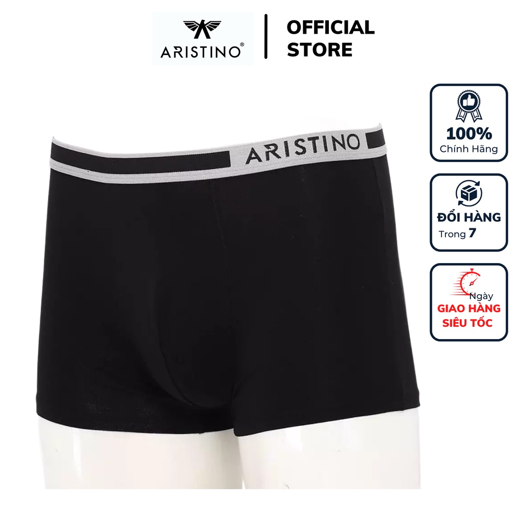Quần lót nam boxer Aristino  ABX16-03 sịp đùi chất cotton mềm mại thoáng mát dễ chịu xì nam cao cấp chính hãng