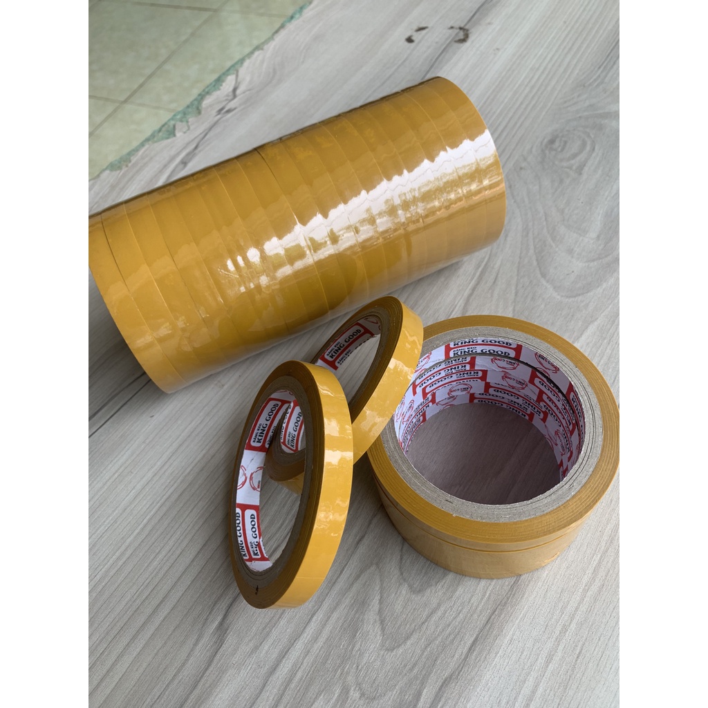 Cuộn băng keo trong gói hàng loại 12mm & 24mm AT222