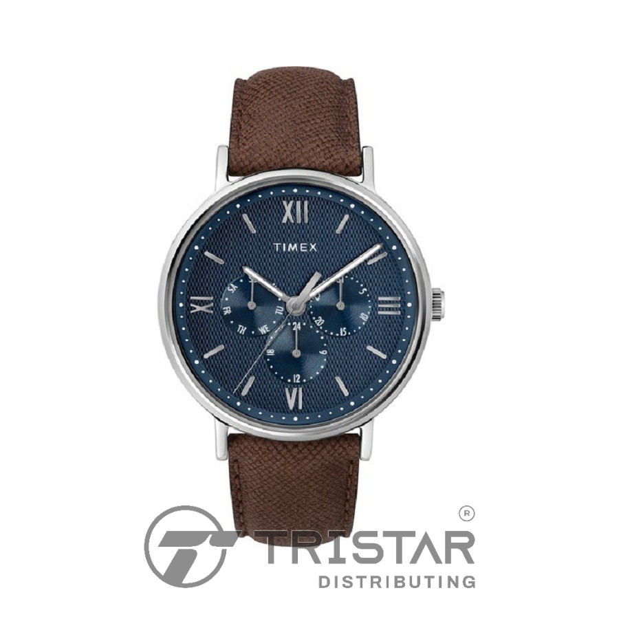 Đồng hồ Nam Timex Southview Multifunction 41mm - TW2T35100 Dây Da - Chính Hãng