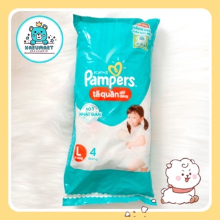 [MINI] Tã bỉm quần Pampers giữ dáng gói nhỏ S4/M4/L4