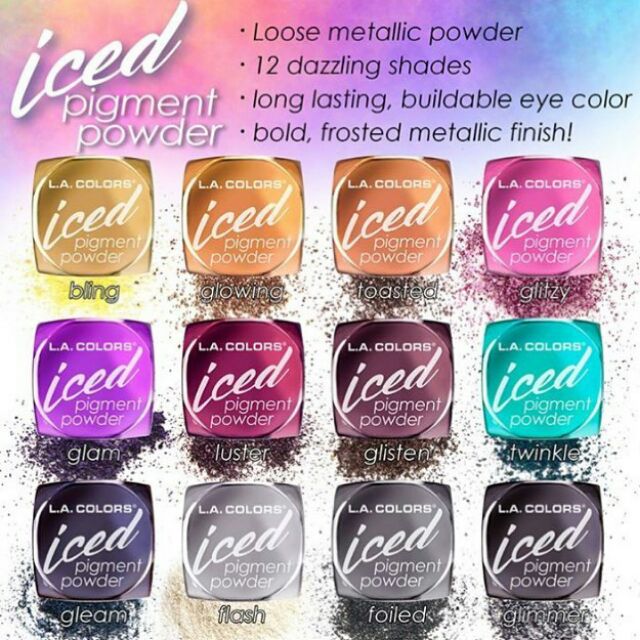 Nhũ mắt LA Colors Iced Pigment