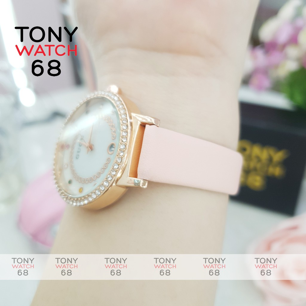 Đồng hồ nữ Guou dây da đeo tay chính hãng chống nước thời trang giá rẻ | BigBuy360 - bigbuy360.vn