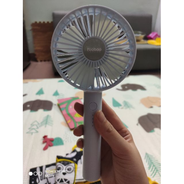 QUẠT MINI CẦM TAY CÓ PIN SẠC HÃNG YOOBAO NỘI ĐỊA