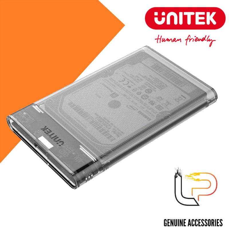 Box gắn HDD 2.5 trong suốt Unitek S1103A - HDD Box 2.5 USB 3.0 SATA Unitek S1103A