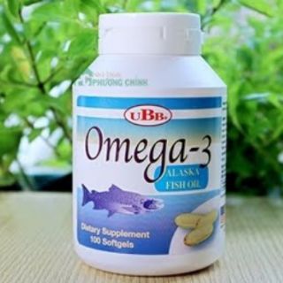 VIÊN DẦU CÁ OMEGA3-UBB CHAI 100 VIÊN
