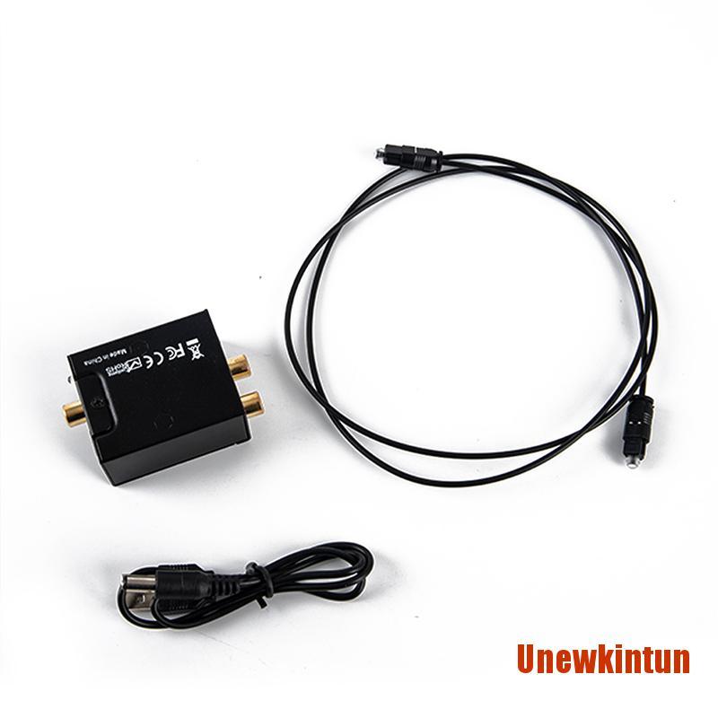 UNEWUN Digital to Analog Audio Converter Fiber Toslink Coaxial Signal Audio Decod