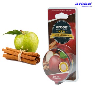 Sáp thơm ô tô TÁO & QUẾ  AREON TỪ CHÂU ÂU  ( DỊU NHẸ - THANH MÁT ) - Apple & Cinnamon
