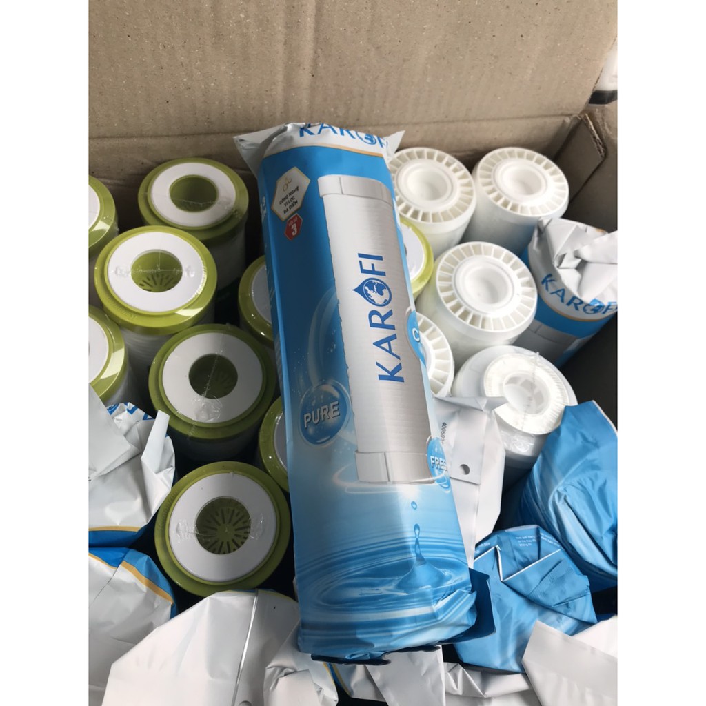 Lõi lọc nước 123 Karofi chính hãng, dùng để thay thế lõi lọc cũ _ Phương Đông