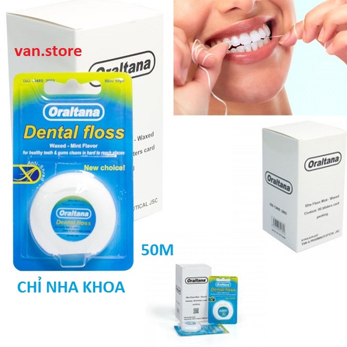 Chỉ Nha Khoa Oraltana Dental Floss 50m