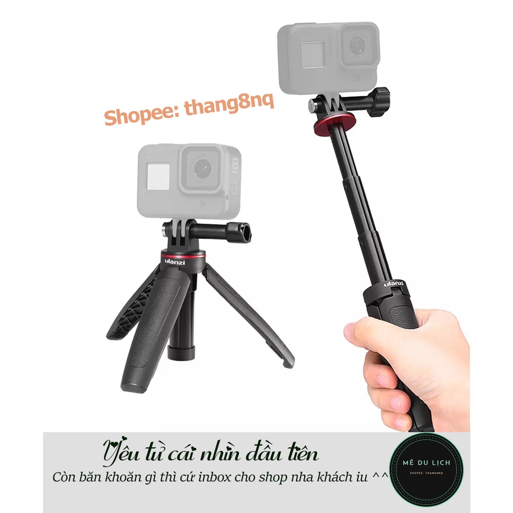 Gậy tripod ulanzi MT-09, tripod nhỏ gọn cho gopro, action cam