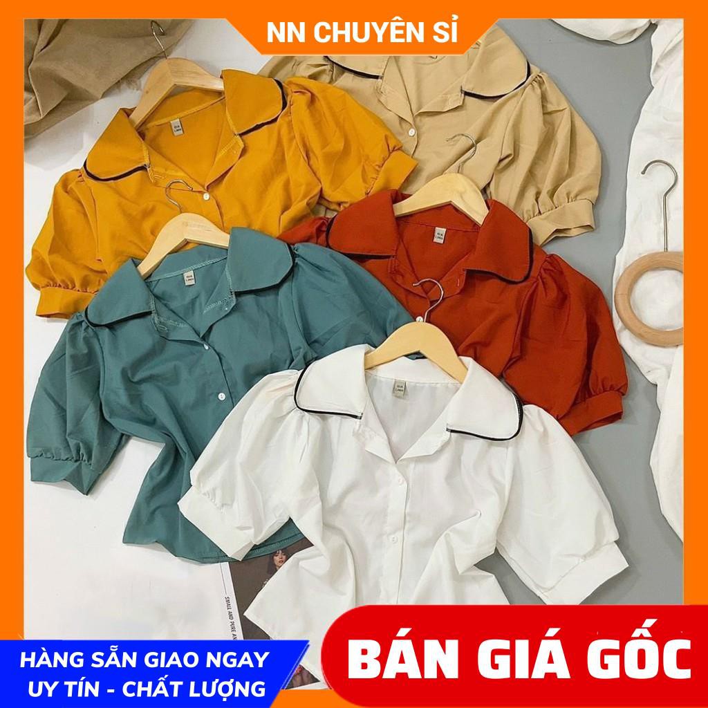 ÁO SƠ MI CỔ PHỐI AK1246 ⚡ SƠ MI TIỂU THƯ ⚡ SƠ MI GIÁ RẺ ⚡ SƠ MI TAY NGẮN CỔ PHỐI ⚡ ÁO SƠ MI NỮ⚡ ÁO CÔNG SỞ