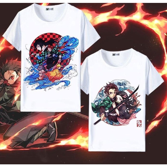 ÁO phông ngắn tay UNISEX in hình Anime Ghost Slayer 5