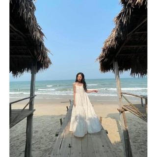Váy hai dây dáng suông