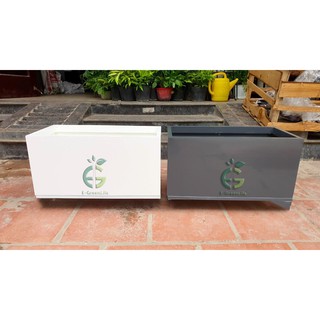 Chậu Composite Trơn Trồng Cây Hoa