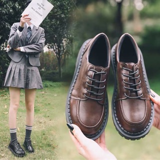 [ Sẵn Đen 36 ] Giày Mori Shoes Phong Cách Retro ( Có ảnh thật )