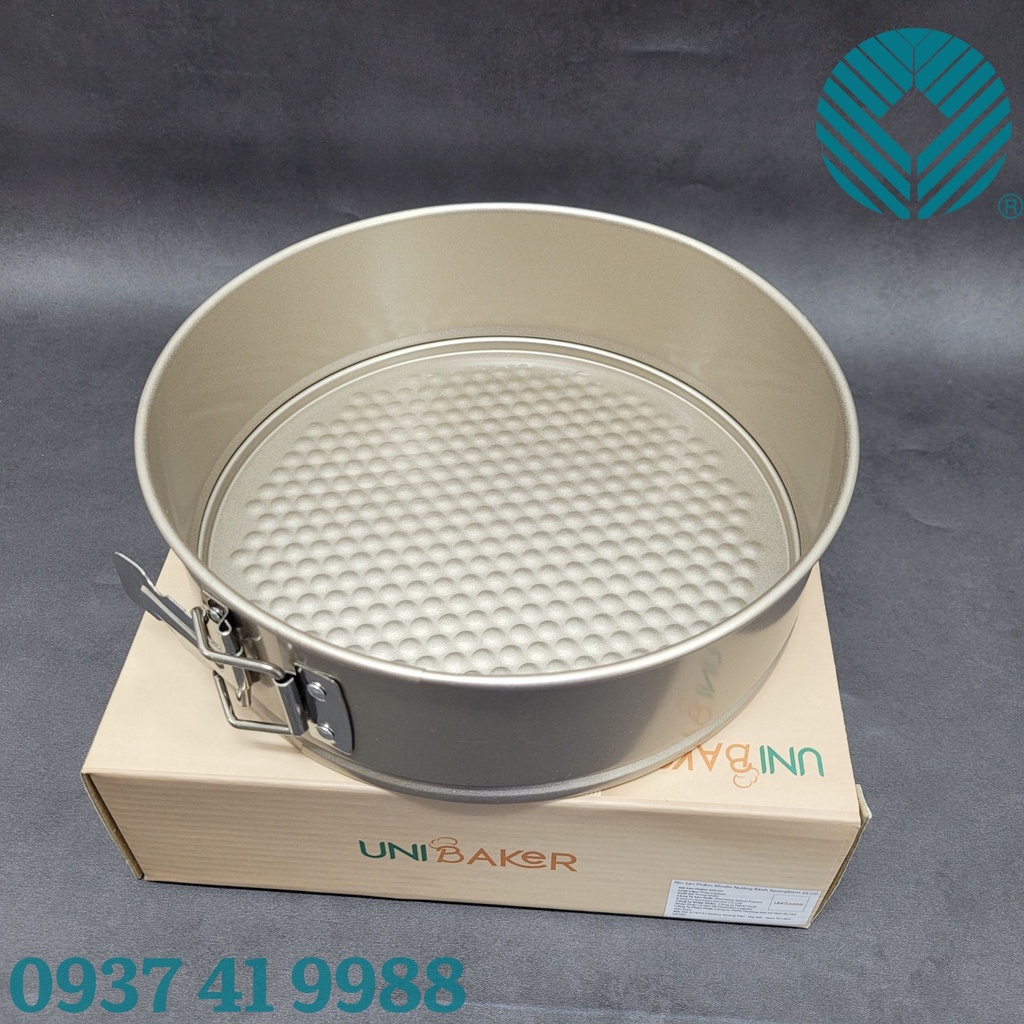 Khuôn tròn nướng bánh chống dính đế rời có khóa cao cấp 18cm, 20cm, 22cm - Đại Vạn Phát