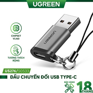 Mua Đầu chuyển đổi USB 3.0 đực sang USB 3.1 Type C cái dùng cho PC  laptop  macbook  điện thoại UGREEN US204 US276