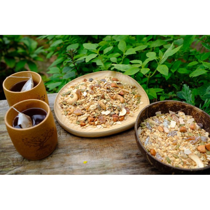 Mixed Nuts & Fruits 9 Loại Hạt Và Trái Cây Farm Ơ - Hũ Thủy Tinh 500gr | BigBuy360 - bigbuy360.vn