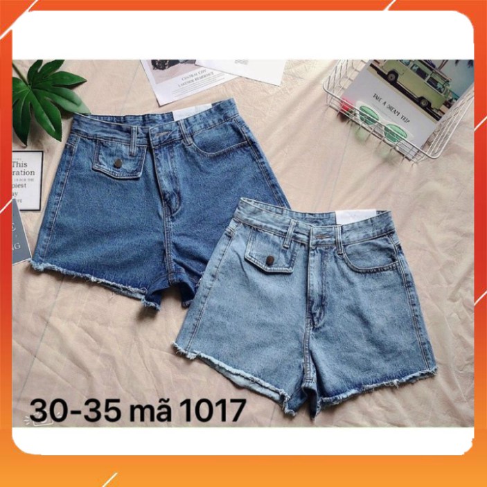 [Mã FAMAYWA giảm 10K đơn 50K] QUẦN SORT JEAN BIGSIZE LƯNG CAO NẮP TÚI SIÊU XINH SIZE [30_35] MÃ 1017 | BigBuy360 - bigbuy360.vn
