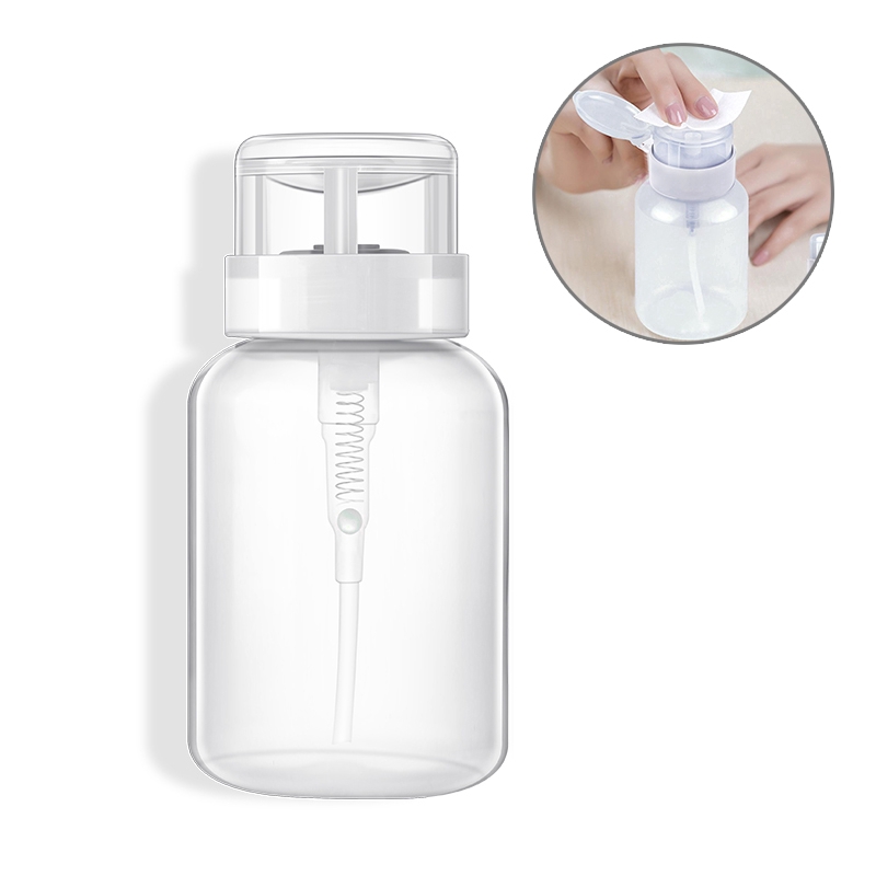 Bình nhựa đựng dung dịch tẩy sơn móng tay 200ml