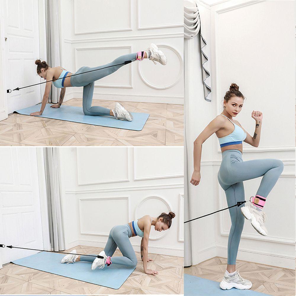 1 Dây Đai Kháng Lực Có Khóa Vòng Đôi Hình Chữ D Hỗ Trợ Luyện Tập Cổ Chân / Mắt Cá Chân