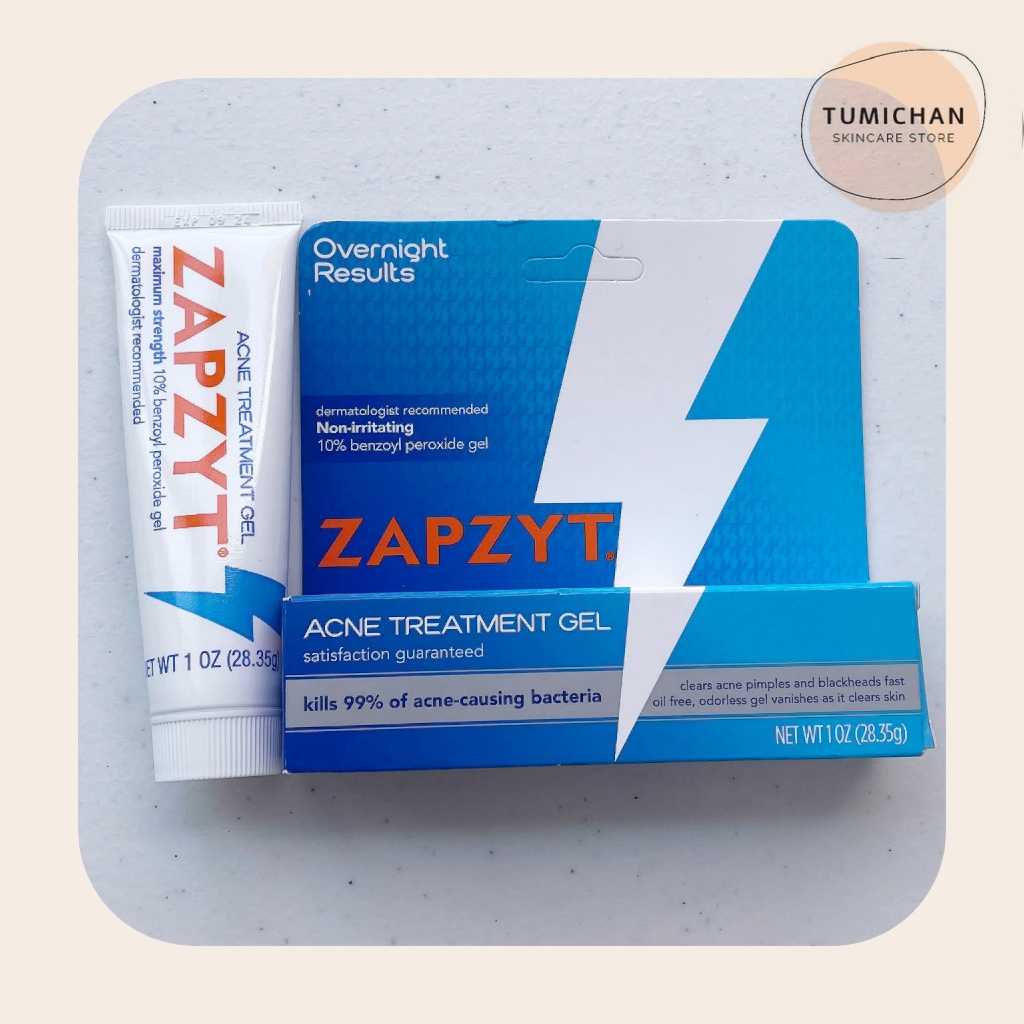 Sữa Rửa Mặt Zapzyt Acne Wash dạng gel chứa BHA thích hợp da mặt và da body- made in USA